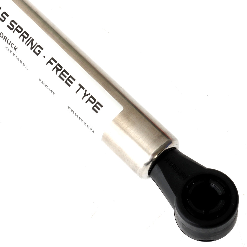 Stainless Steel Gas Strut with Bracket and Stud 485mm