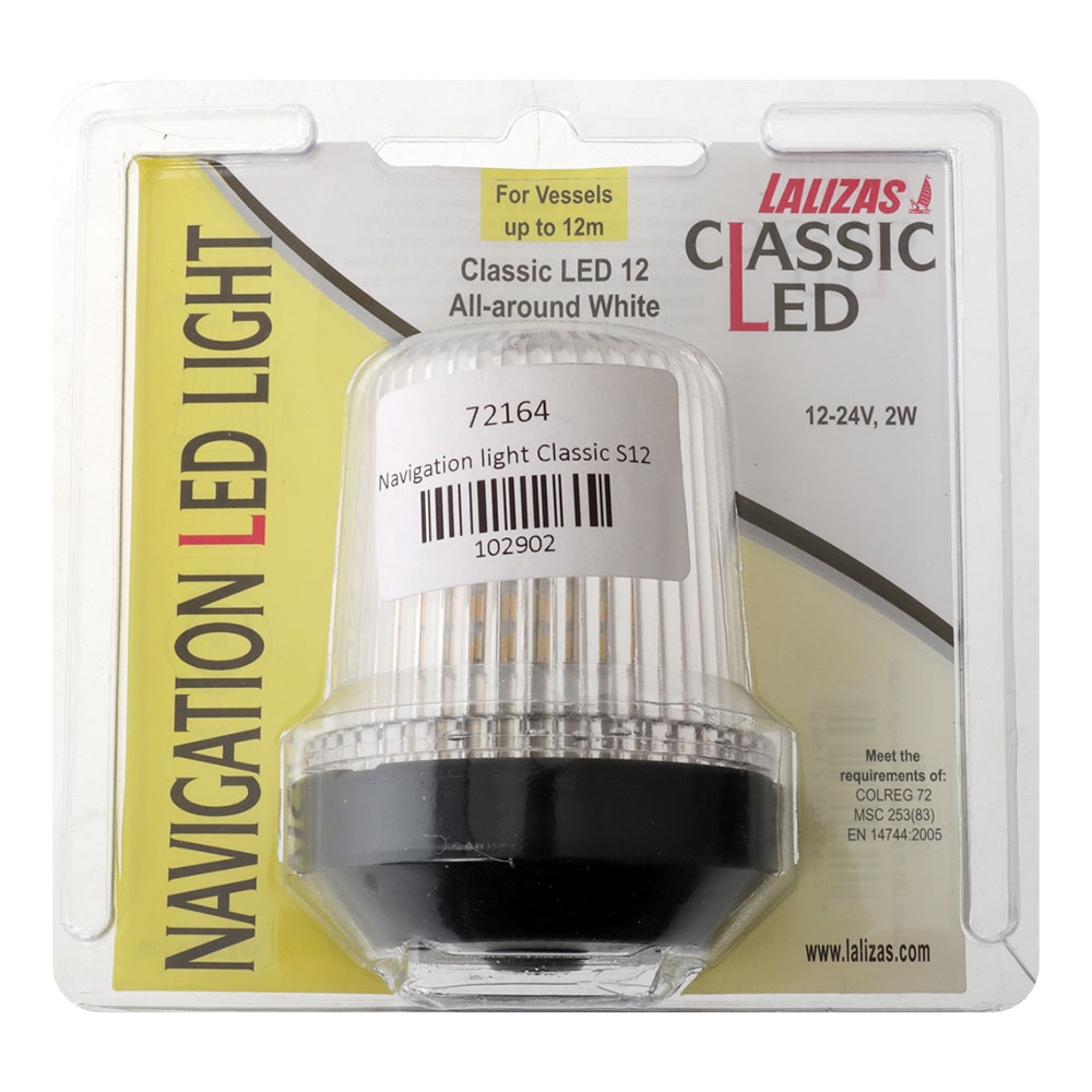 Classic S12 All Round White LED Navigation Light 2NM