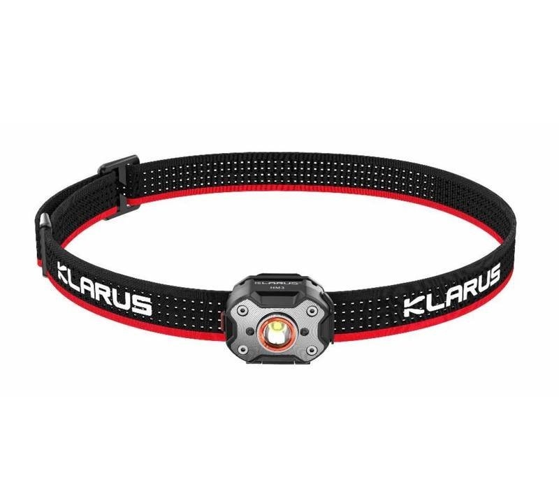 Klarus HM3 Lightweight Headlamp 670 Lumens Black