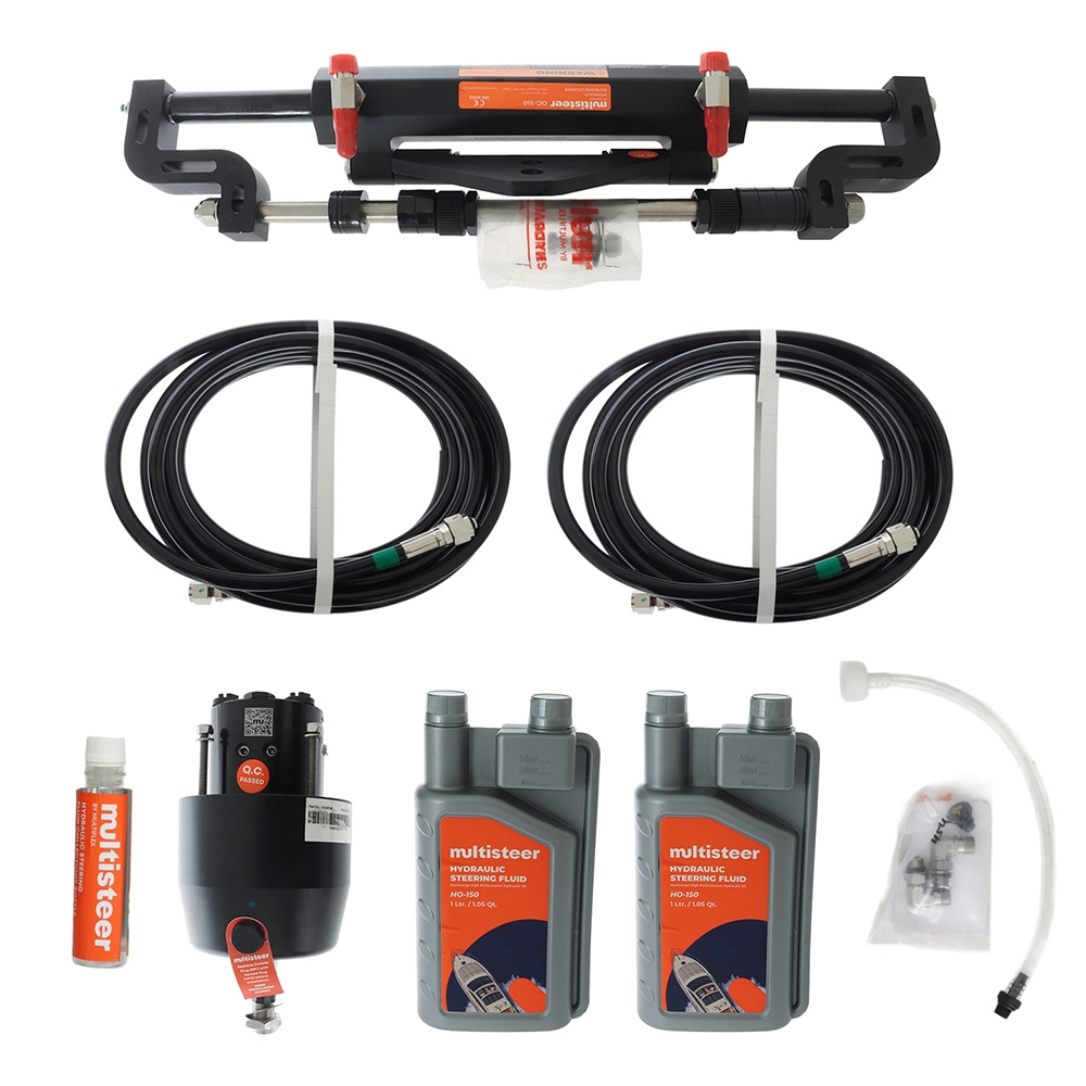 Multiflex Multisteer 350 Single Outboard Hydraulic Steering Kit 350HP