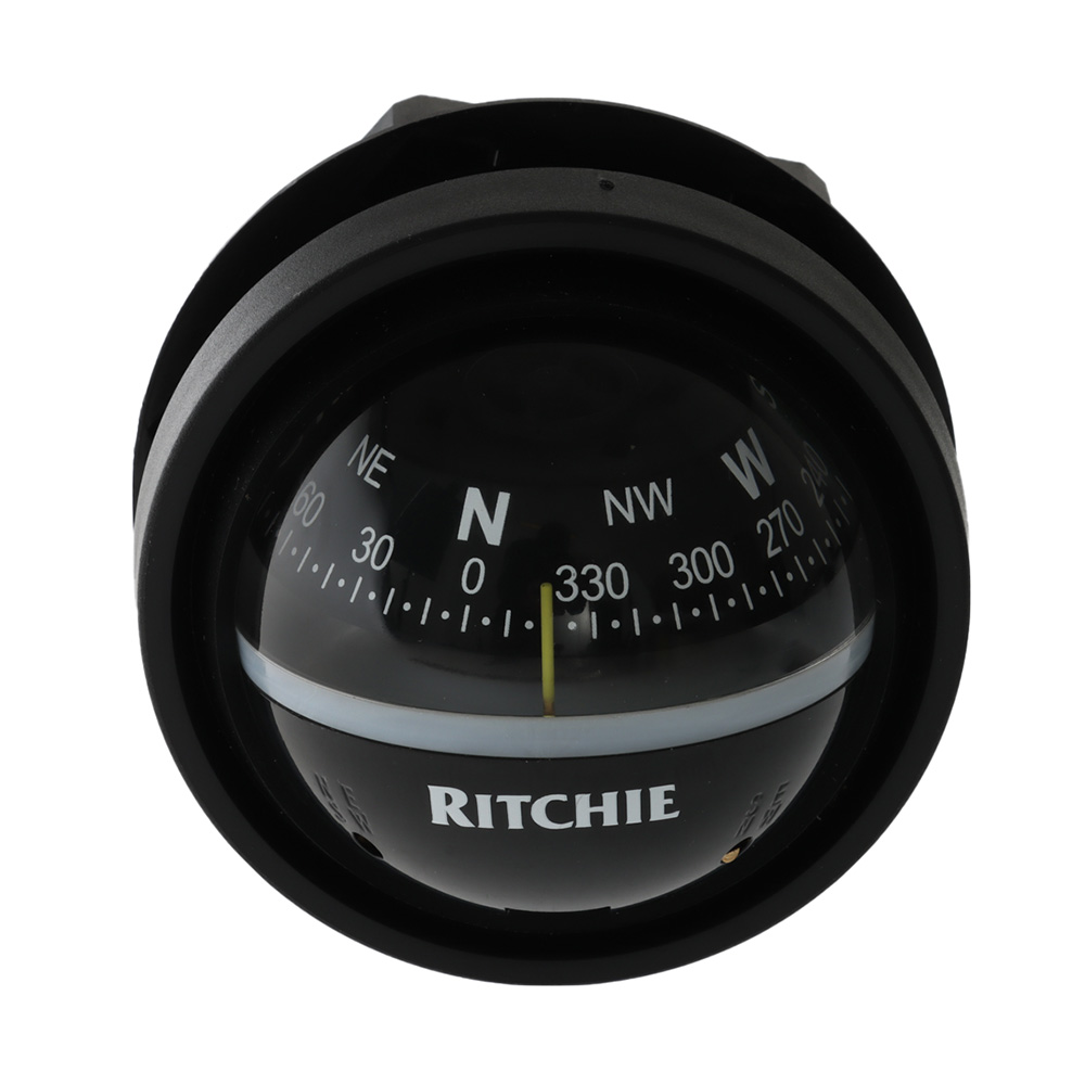 Ritchie Explorer V-57.2 Dash Mount Boat Compass Black