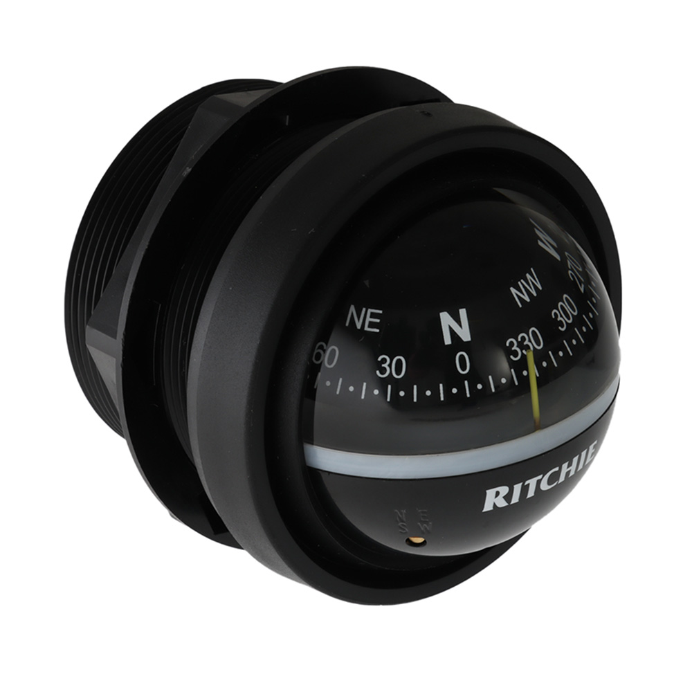 Ritchie Explorer V-57.2 Dash Mount Boat Compass Black
