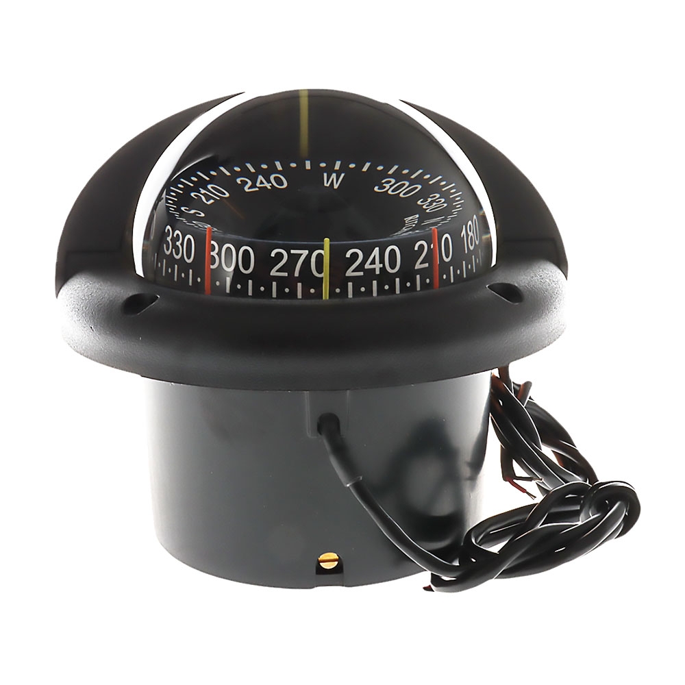 Ritchie Helmsman HF-743 CombiDamp Flush Mount Compass Black 12V