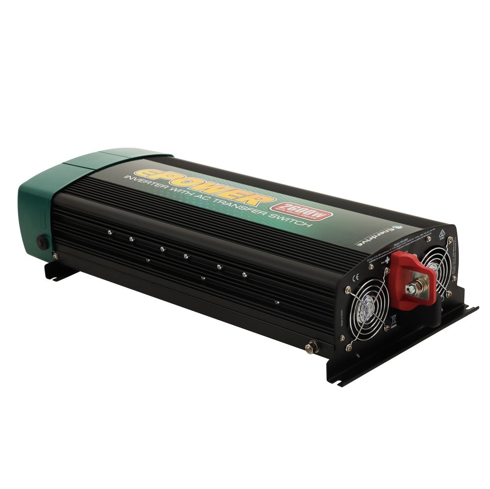 Enerdrive ePOWER True Sine Wave Inverter With AC Transfer and Safety Switch 2600W 12V