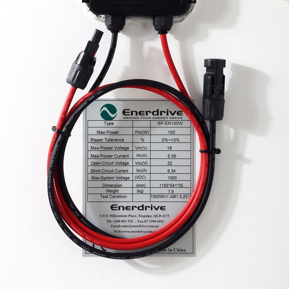 Enerdrive Fixed Mono Solar Panel 100W