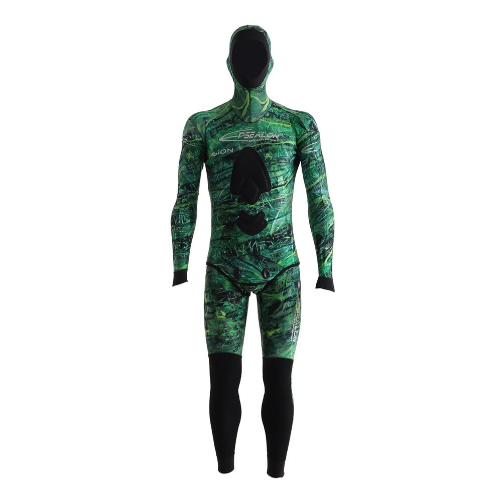 Epsealon Spearfishing Wetsuit 5mm Green Fusion Small