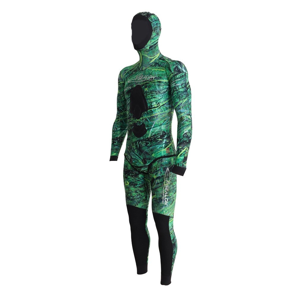 Epsealon Spearfishing Wetsuit 5mm Green Fusion Small