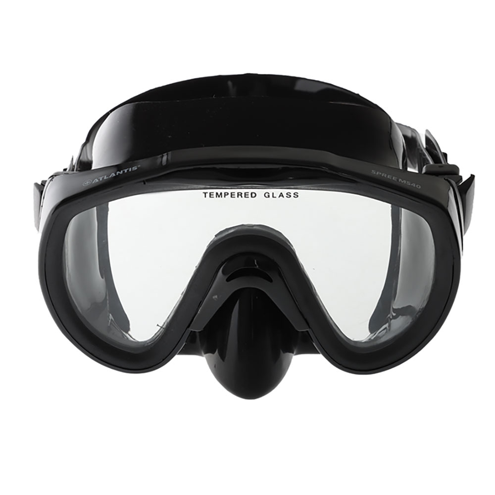 Atlantis Spree MS40 Mask and Snorkel Adult Set Black