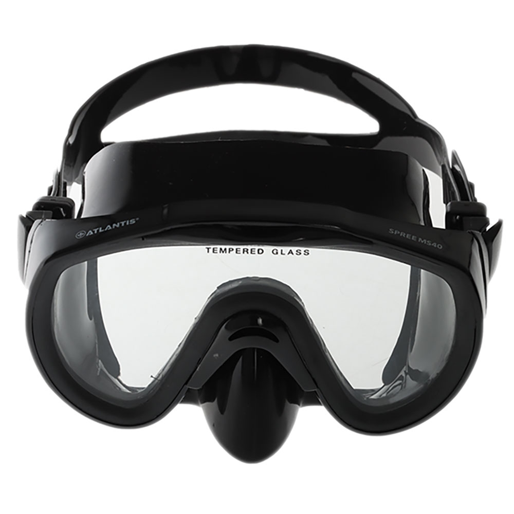 Atlantis Spree MS40 Mask and Snorkel Adult Set Black