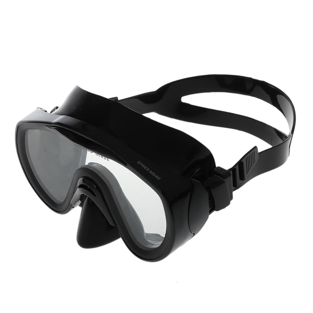 Atlantis Spree MS40 Mask and Snorkel Adult Set Black