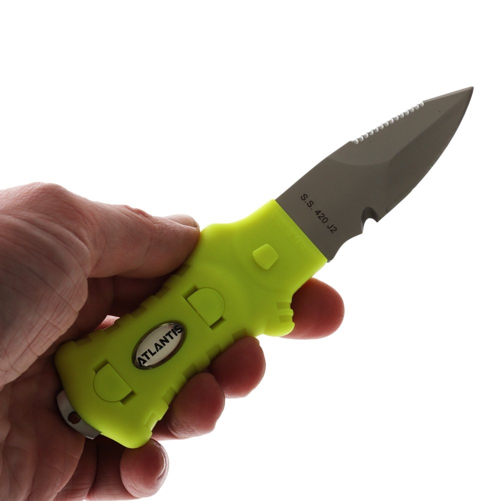 Atlantis Icon K1 Dive Knife 7cm Yellow