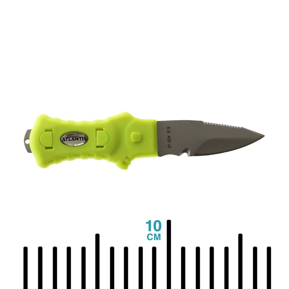 Atlantis Icon K1 Dive Knife 7cm Yellow