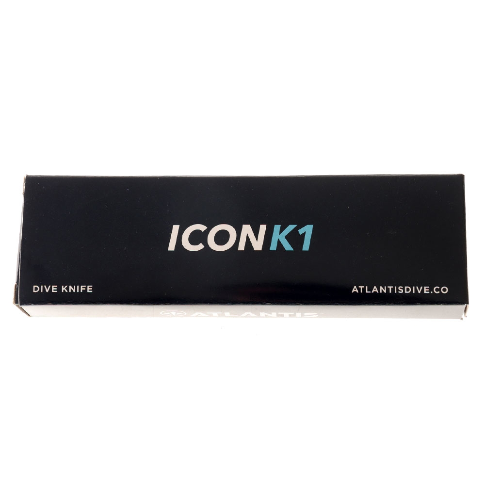 Atlantis Icon K1 Dive Knife Black 7.5cm