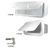 Storage Locker Recessed 525x275mm