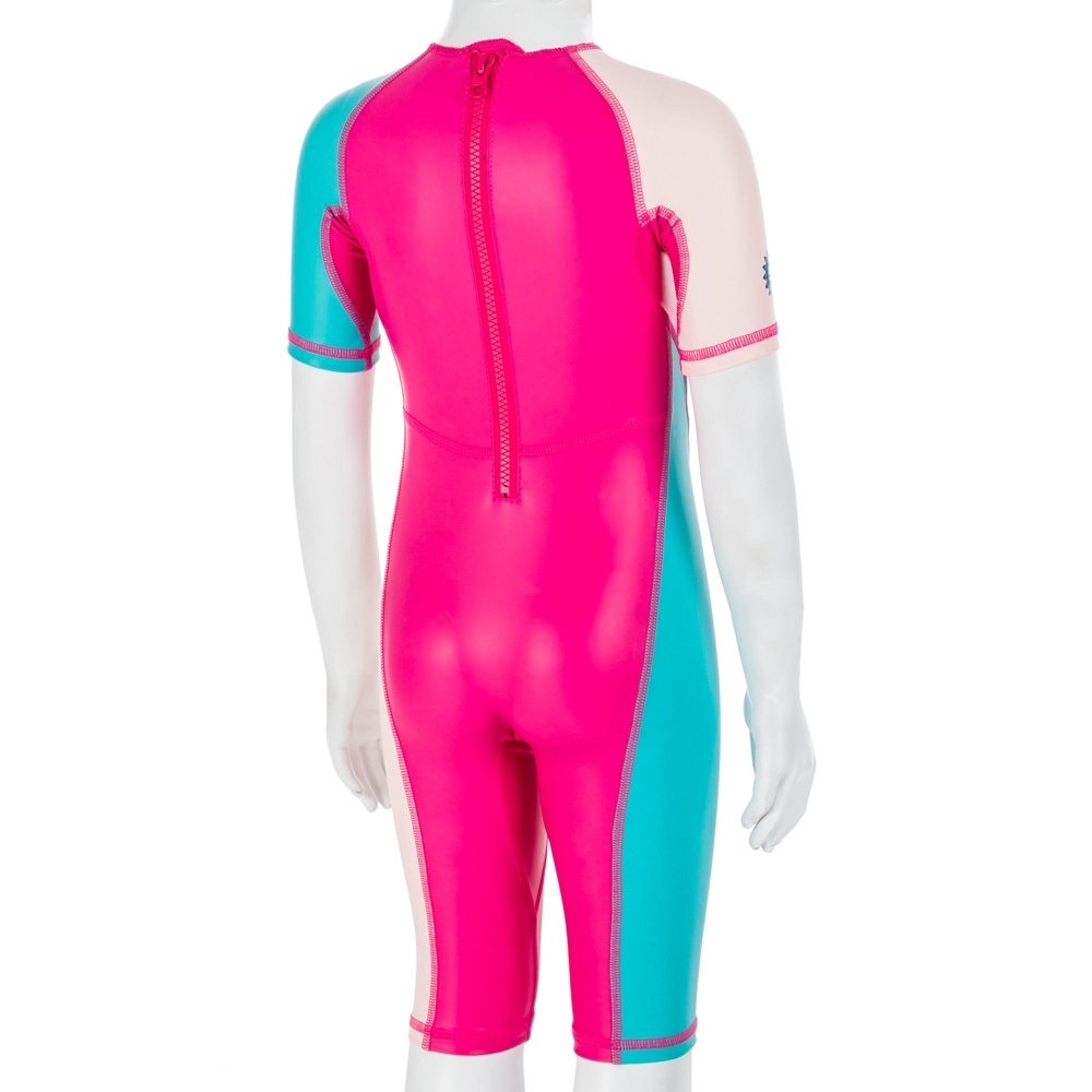 Nabaiji Kloupi UPF50 Kids Swimsuit Panda Magenta 4-5 Years