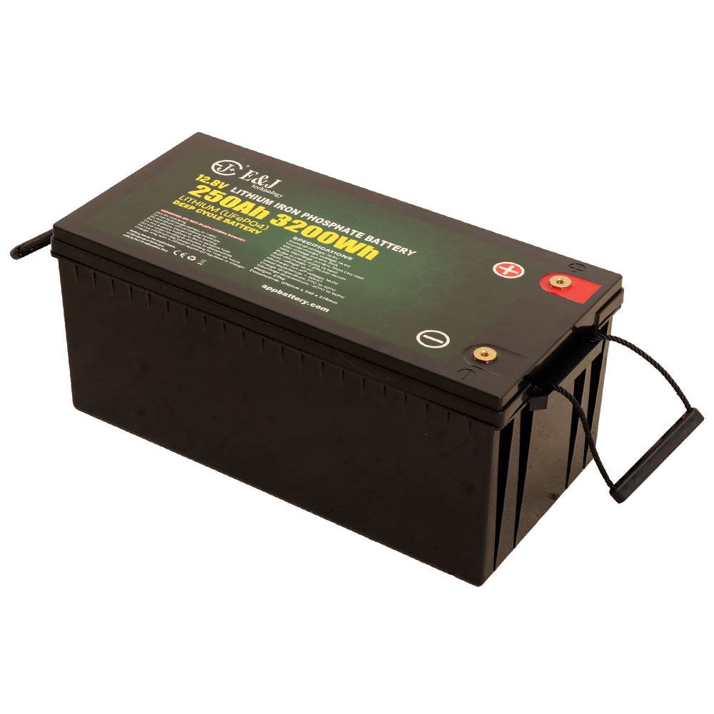 E&J LiFePO4 Rechargeable Lithium Deep Cycle Battery 12v 250Ah