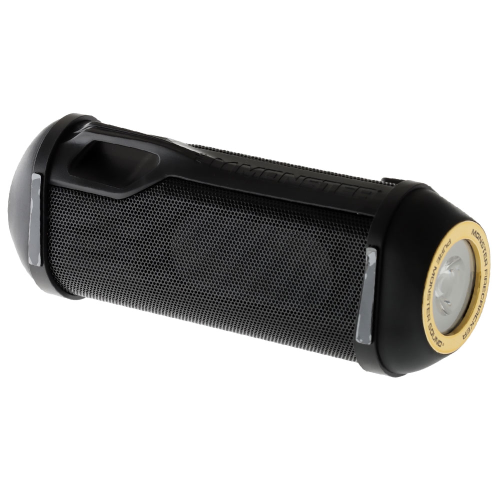 Monster Firecracker Shockproof Bluetooth Speaker Black