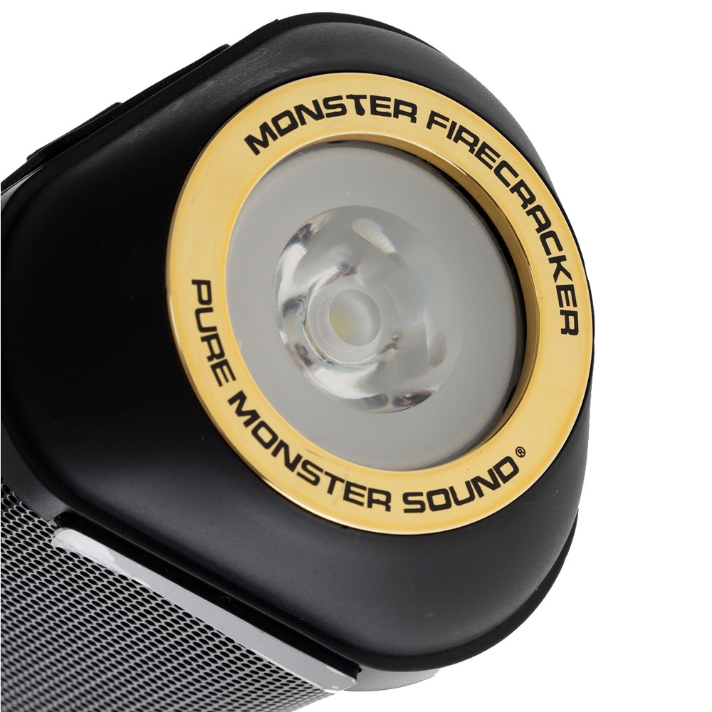 Monster Firecracker Shockproof Bluetooth Speaker Black