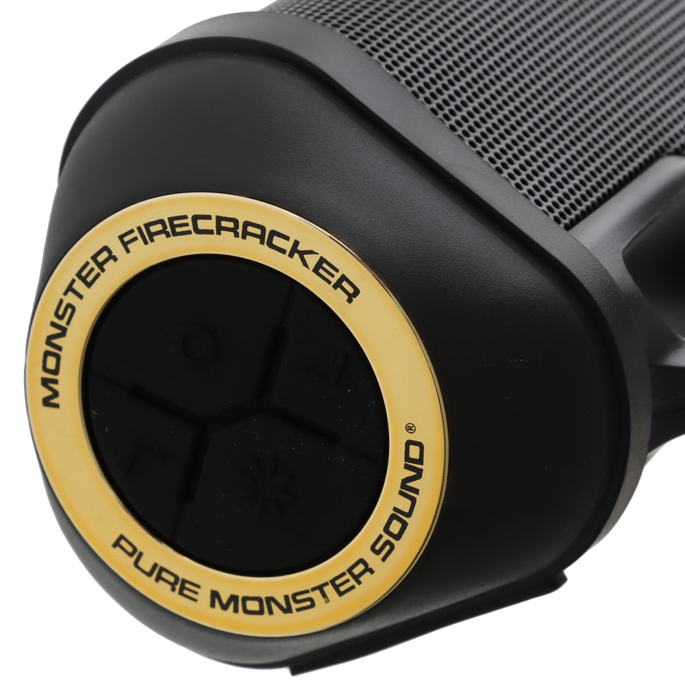 Monster Firecracker Shockproof Bluetooth Speaker Black