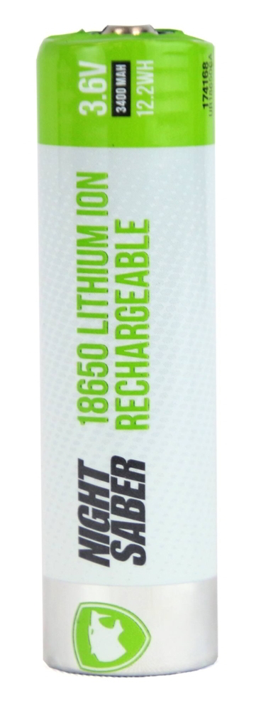 Night Saber Rechargeable 18650 Lithium Battery 3.6V 3400mah