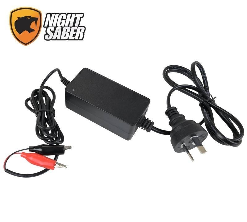 Night Saber 12V 2000mA Lead Acid Battery Charger