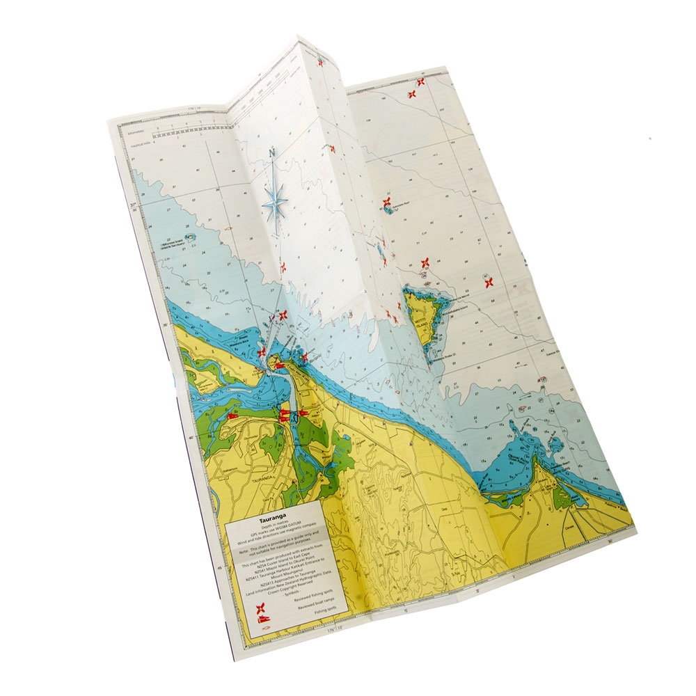 Spot X Fishing Map - Tauranga