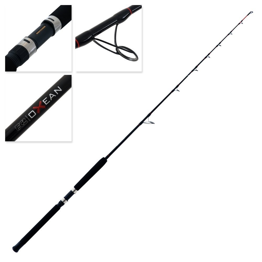 Shimano Alivio 10000FA Oxean Heavy Duty Boat Spin Combo 6ft 15-24kg 1pc