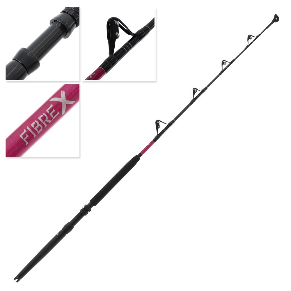 Kilwell NZ Fibre-X Fully Rollered DSB Straight Butt Stand-Up Game Rod 5ft 6in 37kg 1pc