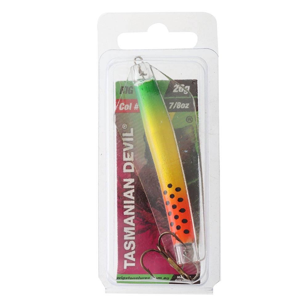 Tasmanian Devil Big Devil Pre-Rigged Lure 75mm 26g 132 THK Watermelon Pearl