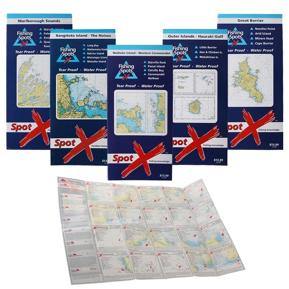 Spot X Fishing Map - Complete Collection