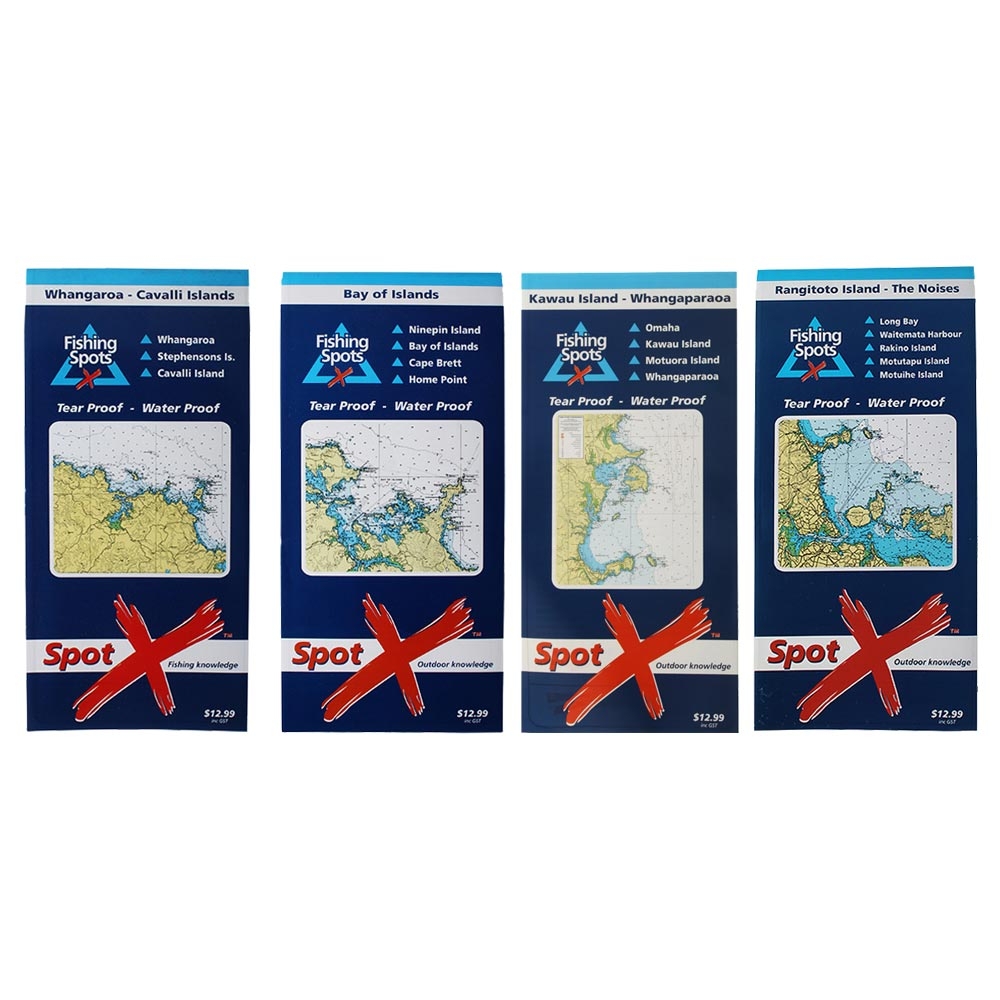 Spot X Fishing Map - Complete Collection