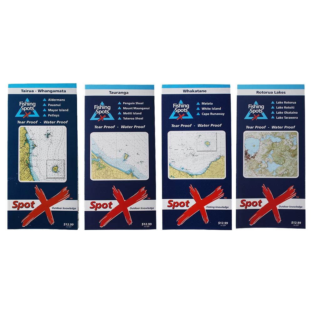 Spot X Fishing Map - Complete Collection