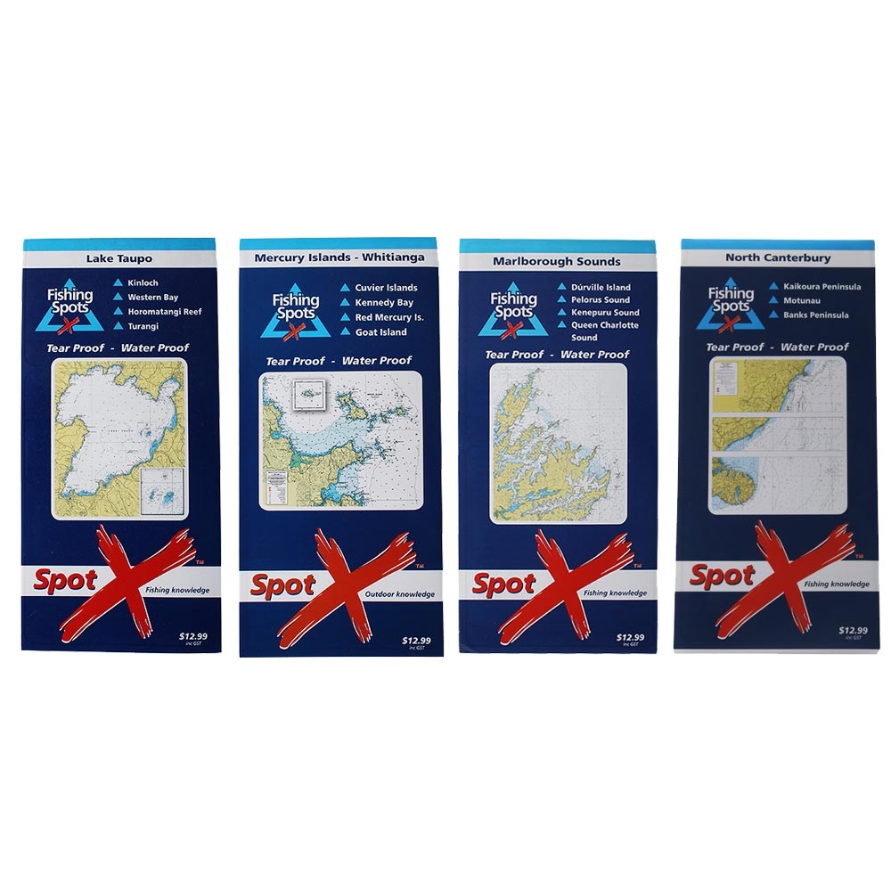 Spot X Fishing Map - Complete Collection