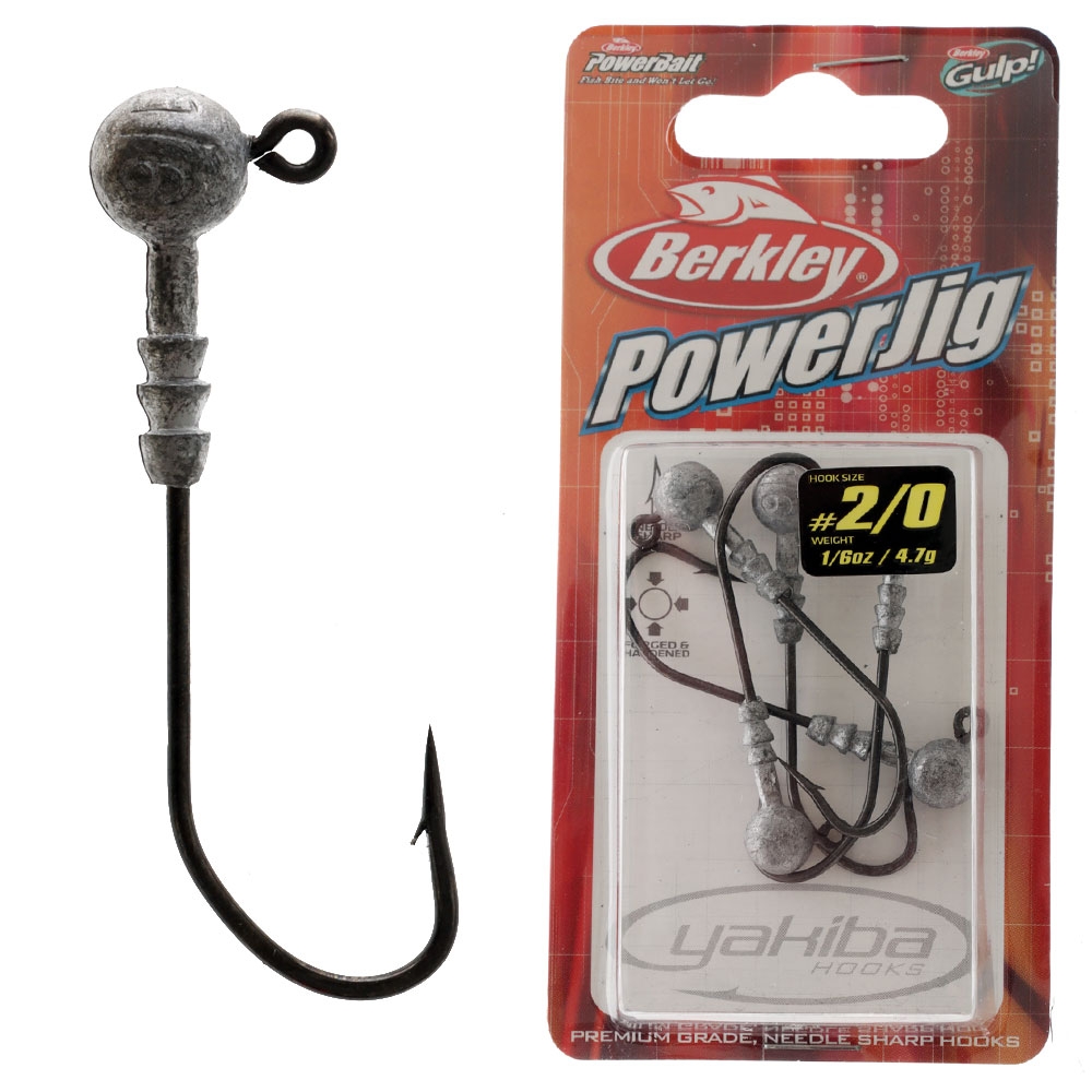 Berkley PowerJig Ball Jig Heads 2/0 1/6oz Qty 5