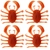 Kegga KK40 Krabs Soft Bait 40mm Qty 4 King Krab