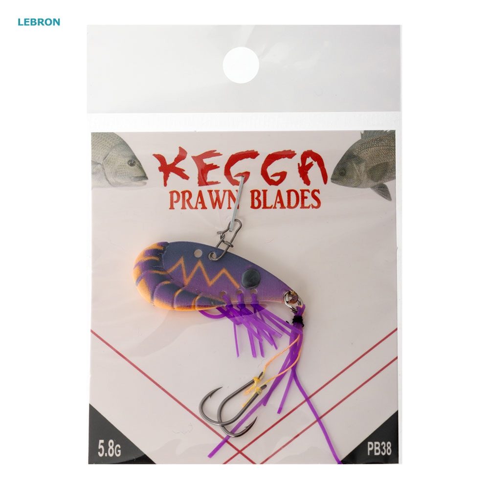 Kegga PB38 Prawn Vibe Blade Lure 5.8g 38mm