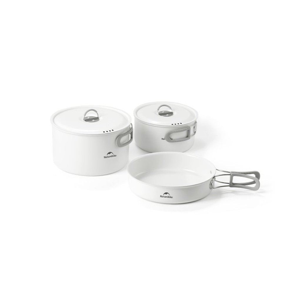 Naturehike Ceramic Non-Stick 3-6 Person Pot Set