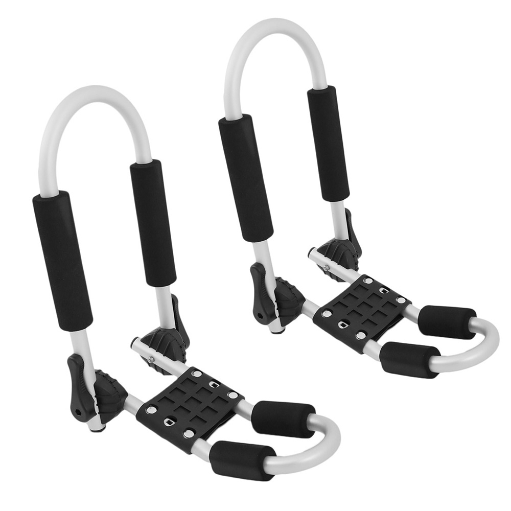 Adjustable Aluminium Kayak Car Roof Rack - Racks Only - Missing all screws and fastenings.