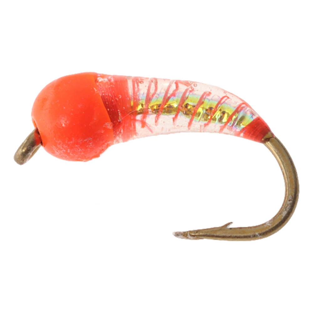 Manic Tackle Project Bomb Squad Nymph Orange Flash #8