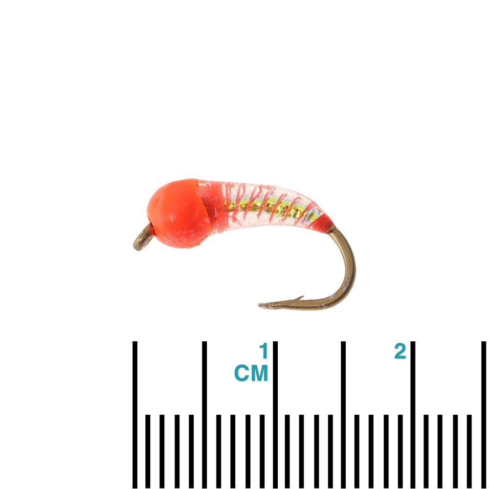 Manic Tackle Project Bomb Squad Nymph Orange Flash #8