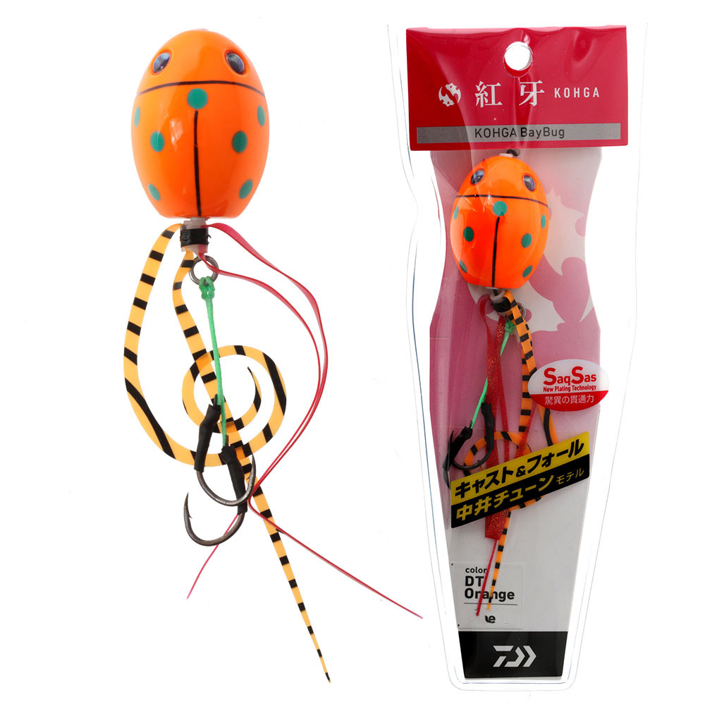 Daiwa Kohga Bug Slider Lure with Holographic Flash 120g DT Orange