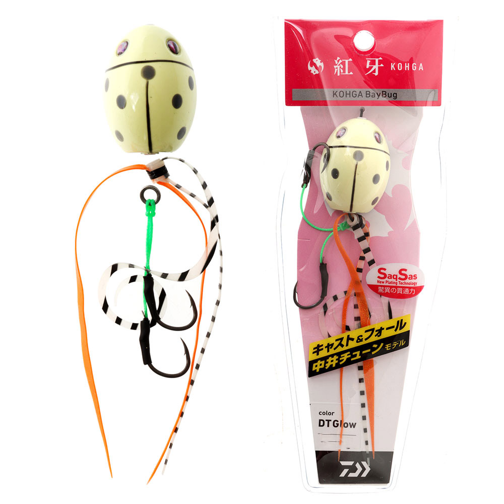 Daiwa Kohga Bug Slider Lure with Holographic Flash 45g DT Glow