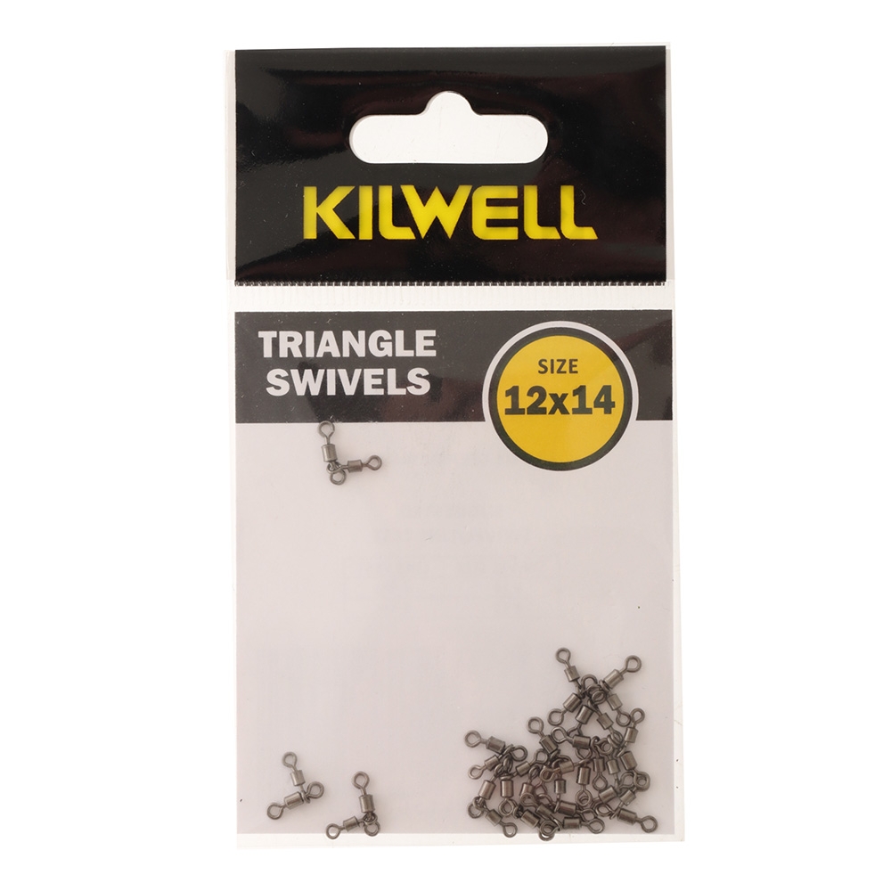 Kilwell Swivel Triangle Black Size 12-14 Qty 18