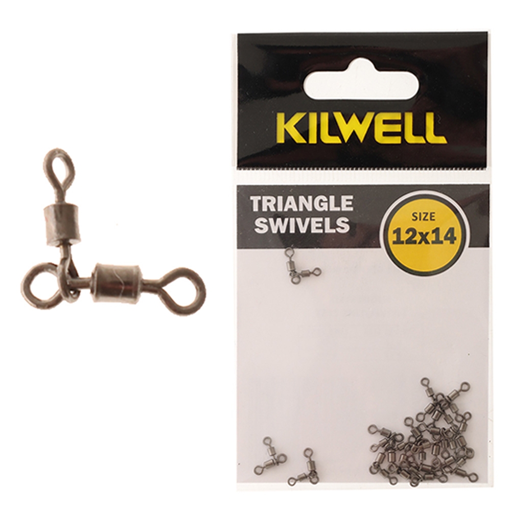 Kilwell Swivel Triangle Black Size 12-14 Qty 18