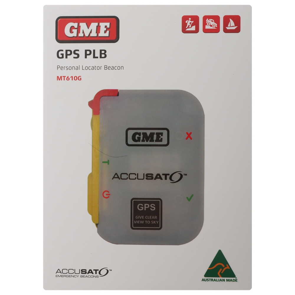 GME MT610G PLB with GPS - NZ Coded