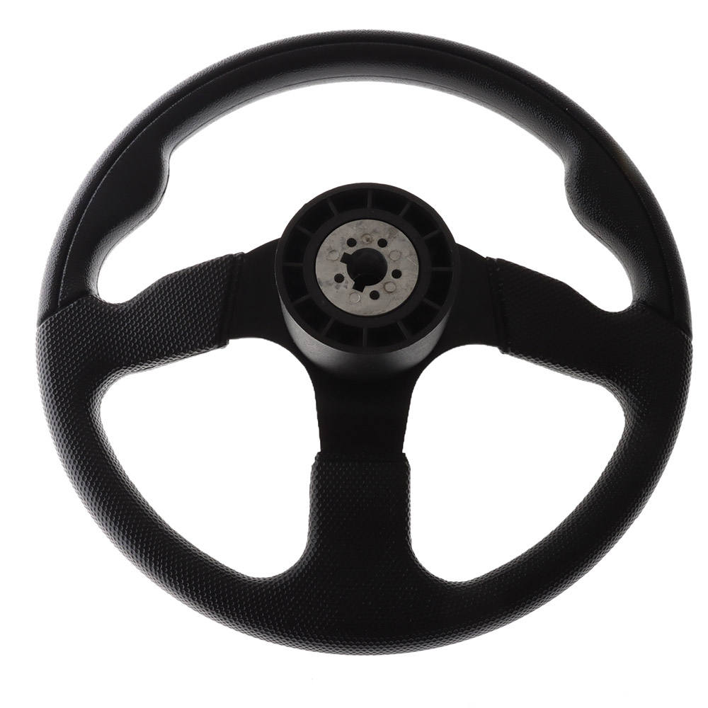 Steering Wheel with PU Sleeves Black 13.8in