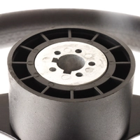 Aluminium Steering Wheel with PU Sleeves 12.5in Black/Silver Thumbnail Aluminium Steering Wheel with PU Sleeves 12.5in Black/Silver