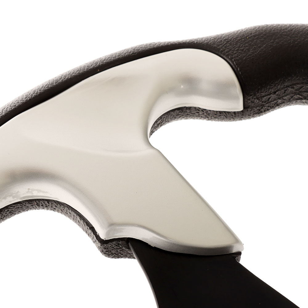 Aluminum Steering Wheel with PU Sleeves 12.5in Black