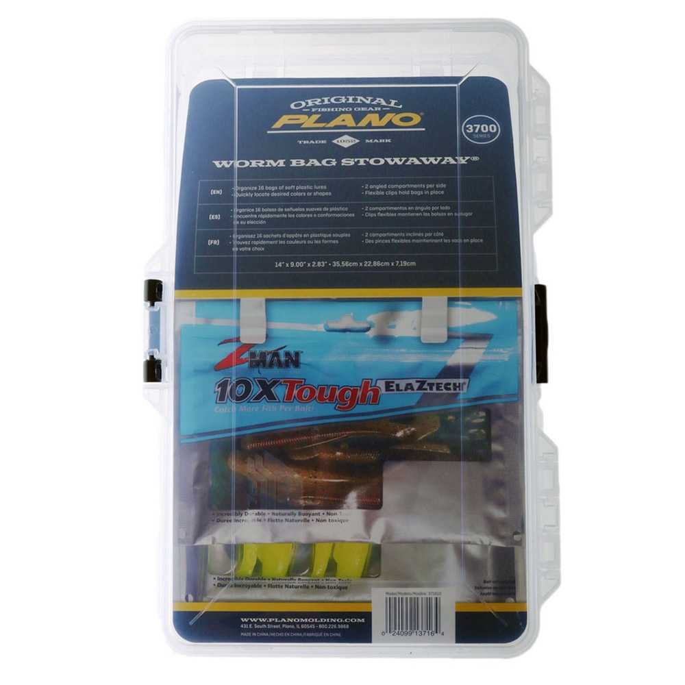 Plano Plastic Worm 3700 StowAway Lure Box