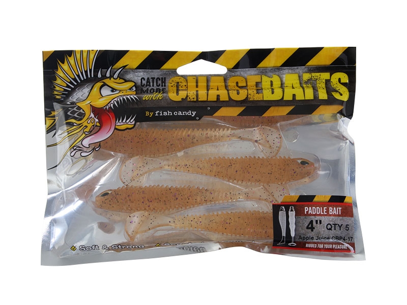 Chasebaits Paddle Soft Bait 10cm Apple Juice